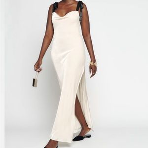 Reformation Nya Velvet Dress